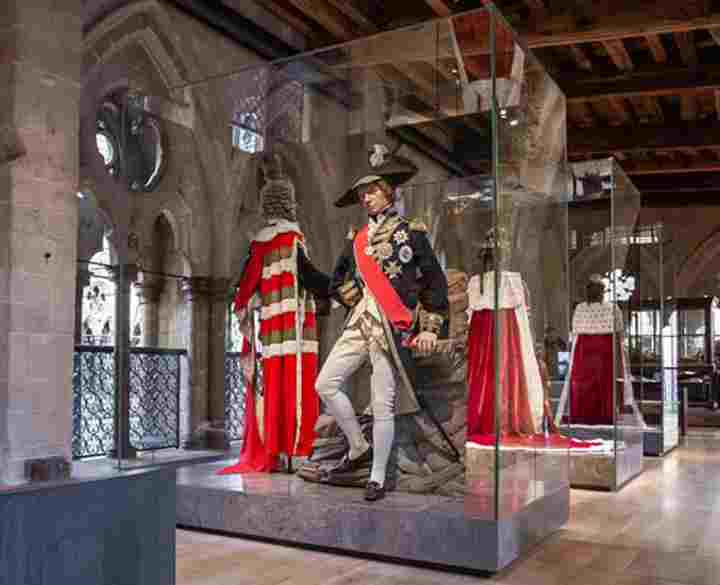 The wax effigy of Nelson in the Queen's Diamond Jubilee Galleries