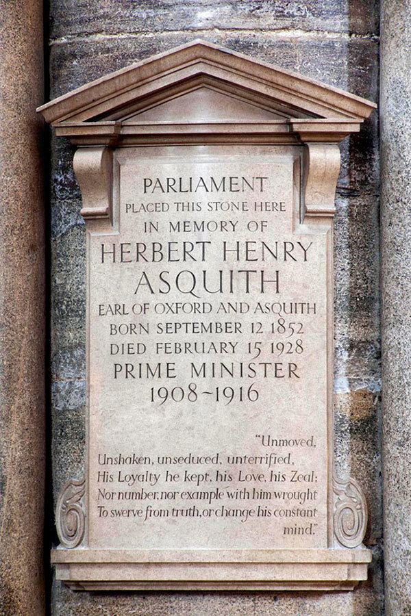Herbert Asquith, Earl of Oxford and Asquith