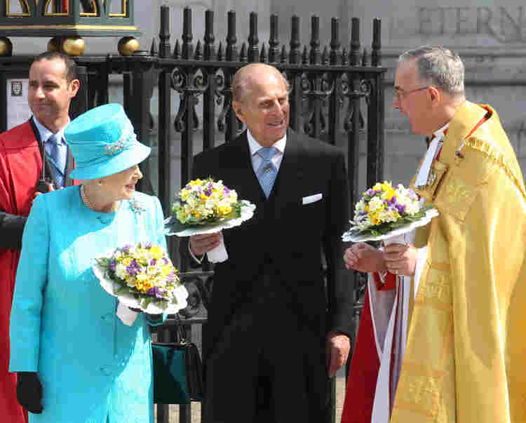 Elizabeth II and the Duke of Edinburgh attend the Royal Maundy service in 2011