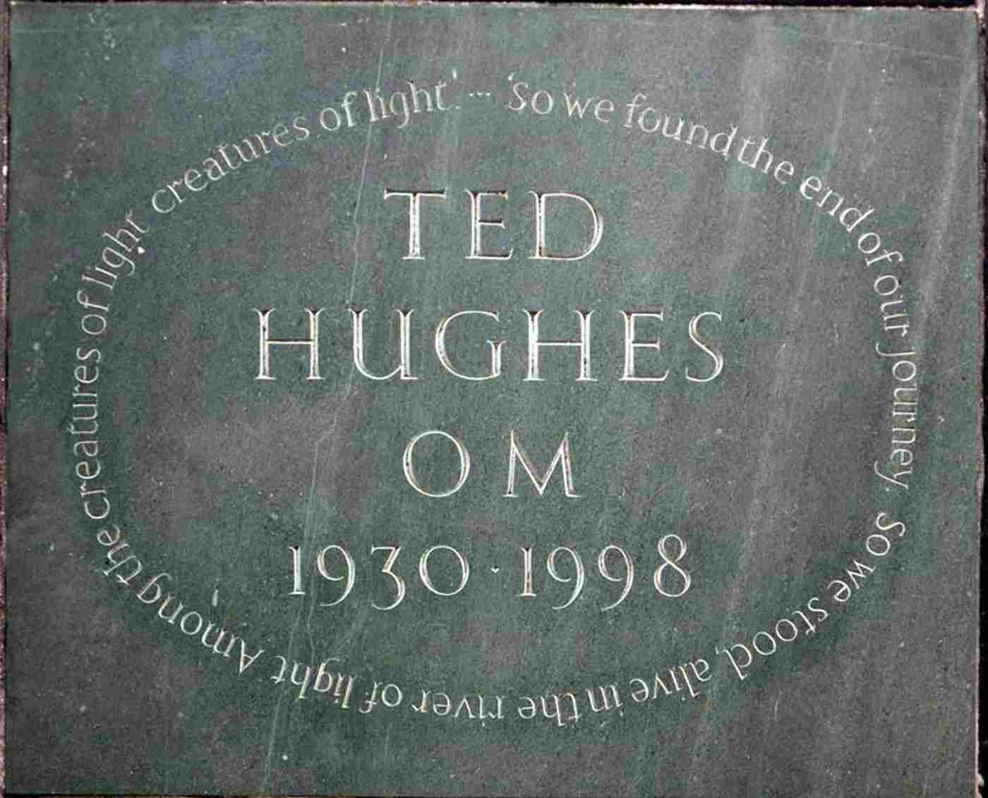 Hughes, Ted memorial (DL) 300 Westminster Abbey copyright.jpg
