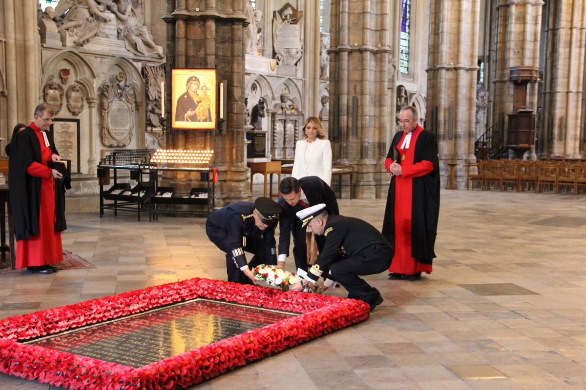 President of Mexico visits Abbey