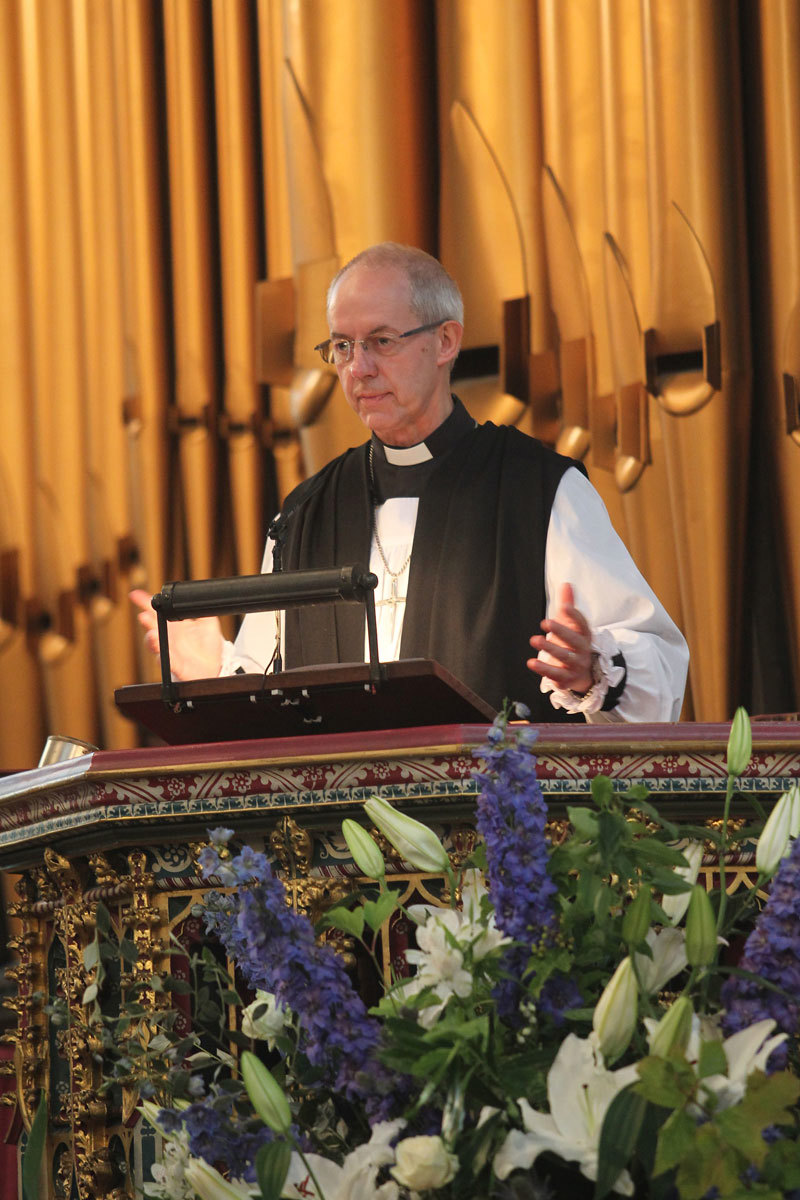 The Archbishop of Canterbury, the Most Reverend and Right Honourable Justin Welby, Primate of All England and Metropolitan, gives The Address