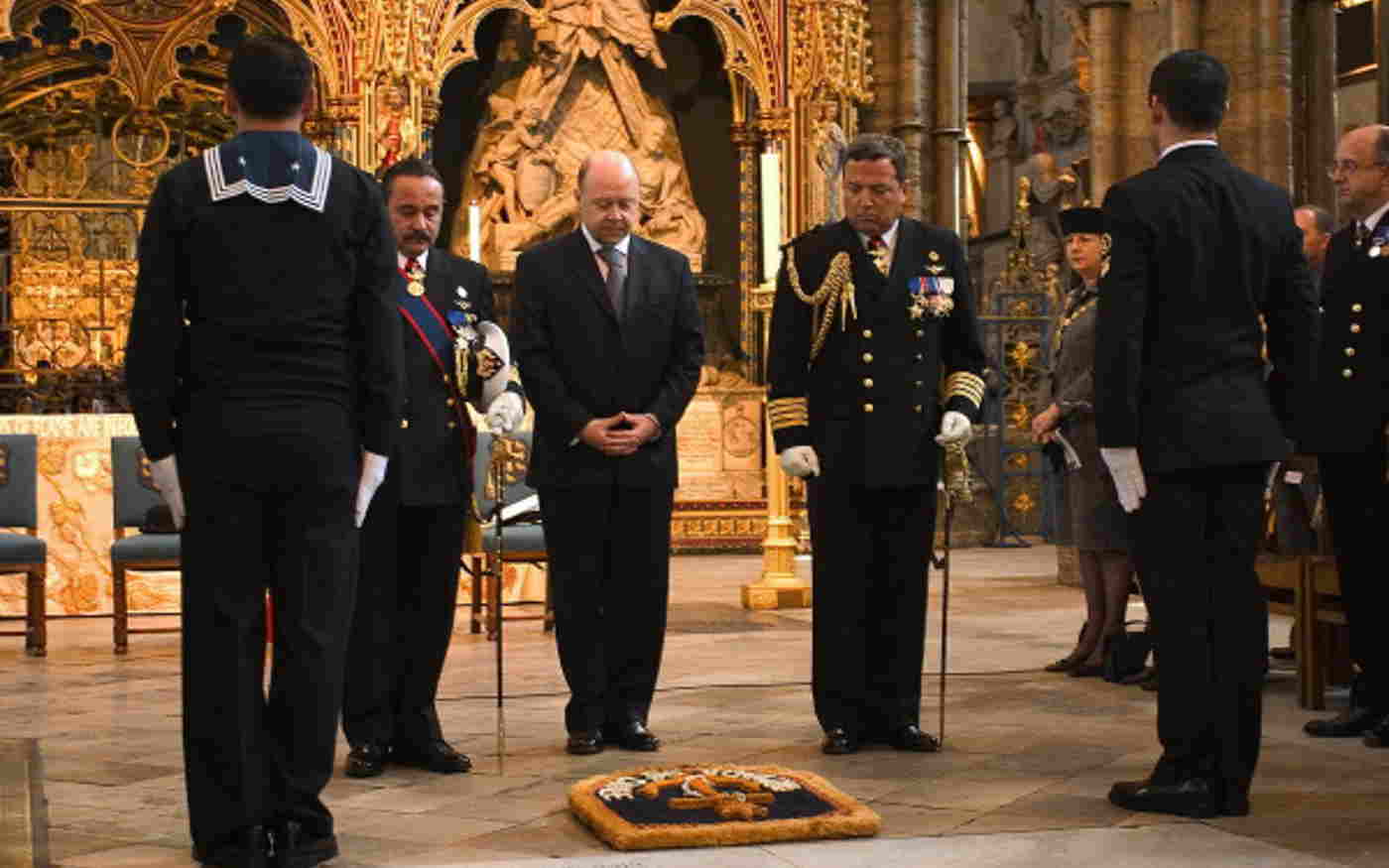 Chilean Navy Wreathlaying
