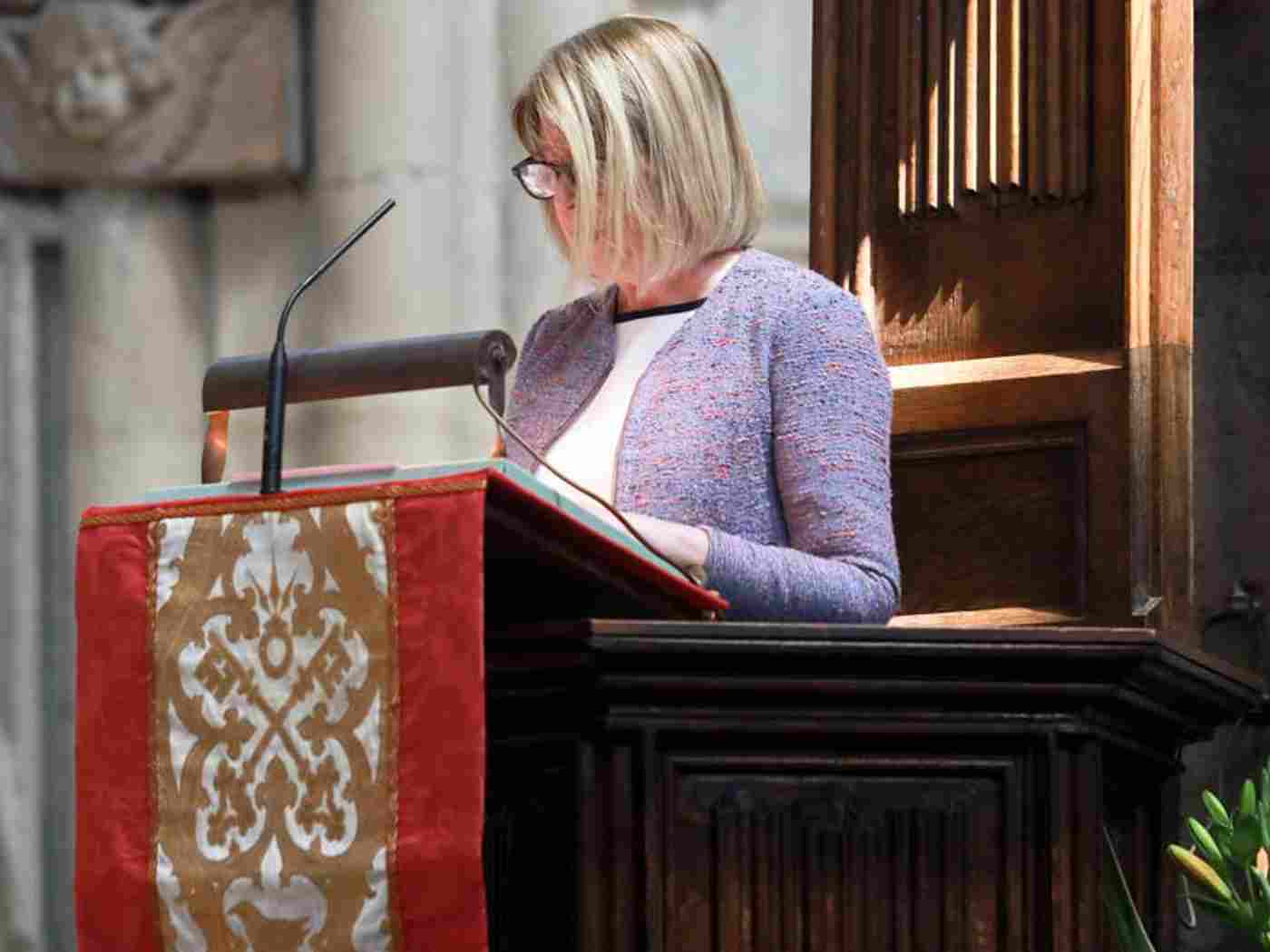 Lesley Watts, Chief Executive, Chelsea and Westminster Hospital NHS Foundation Trust, reads St Luke 6: 6–10