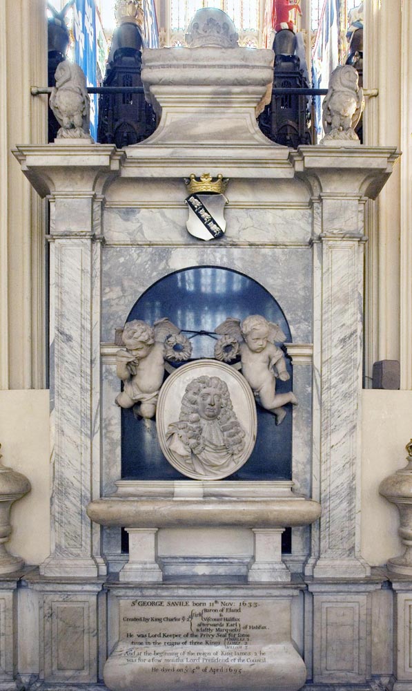 Savile, Marquess of Halifax Westminster Abbey