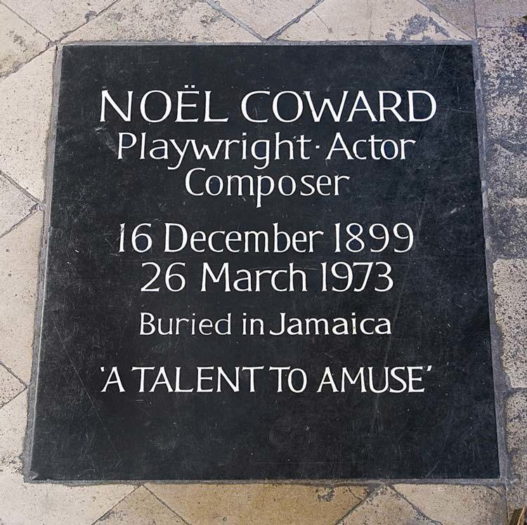 Black marble stone reading: