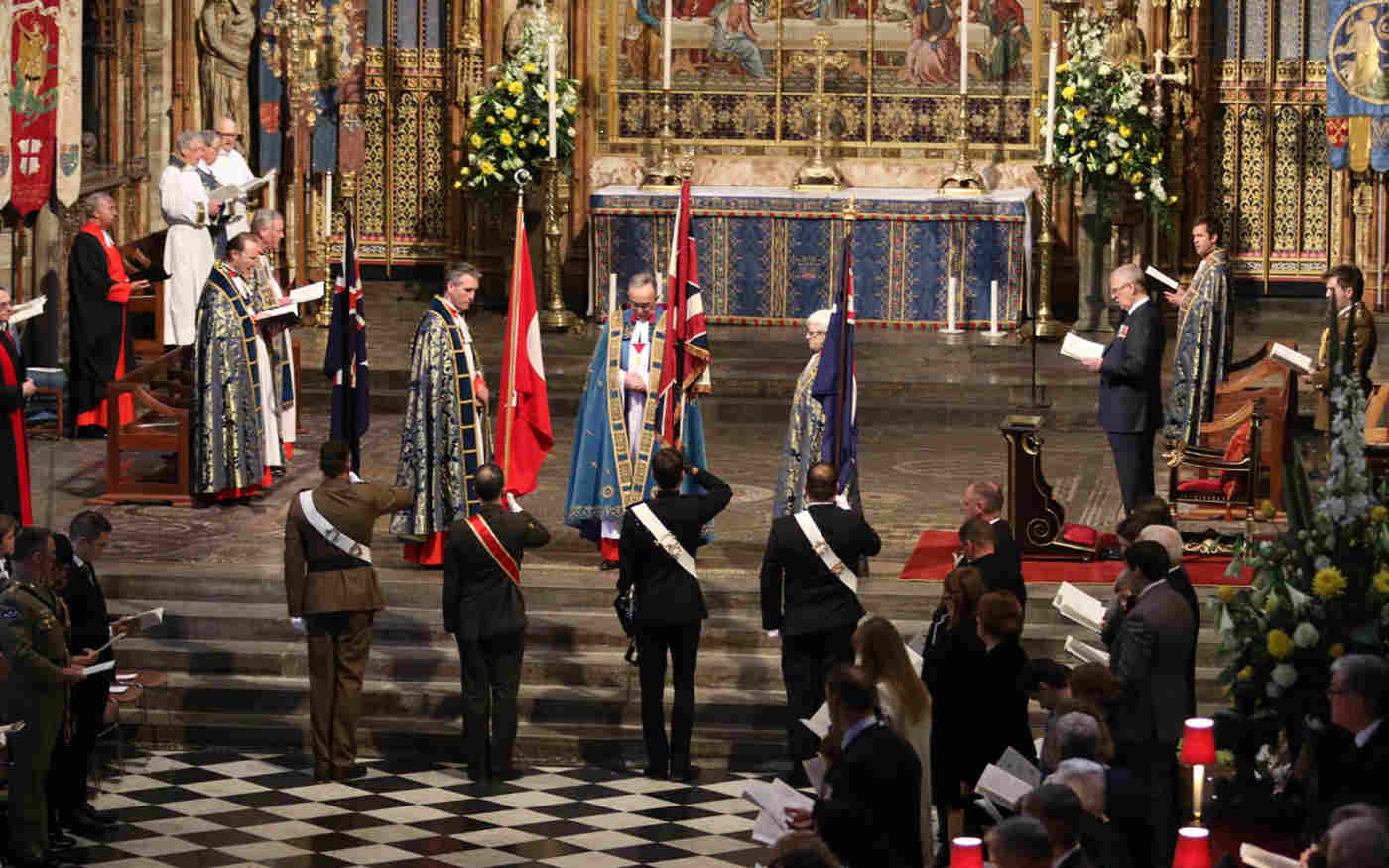 The Duke of York attends ANZAC Day service