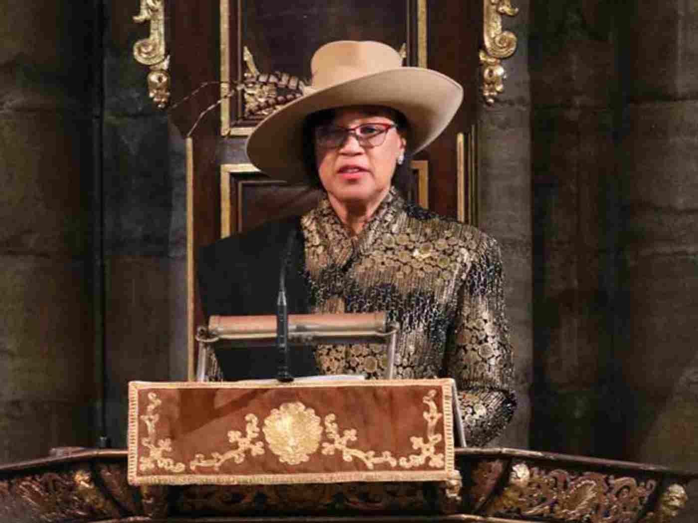 The Commonwealth Secretary-General, the Rt Hon The Baroness Scotland of Asthal QC, leads the Act of Affirmation to the Commonwealth