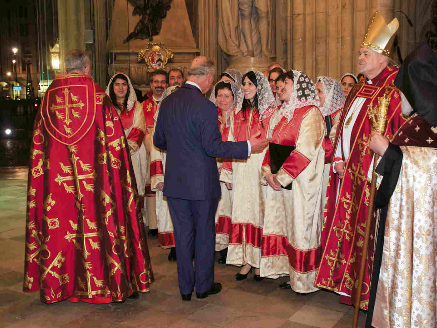 The Service was sung by the St Yeghiche Armenian Church Choir, directed by Aris Nadirian. Music during the service was accompanied by Arthur Bovikyn, Organist, St Yeghiche Armenian Church