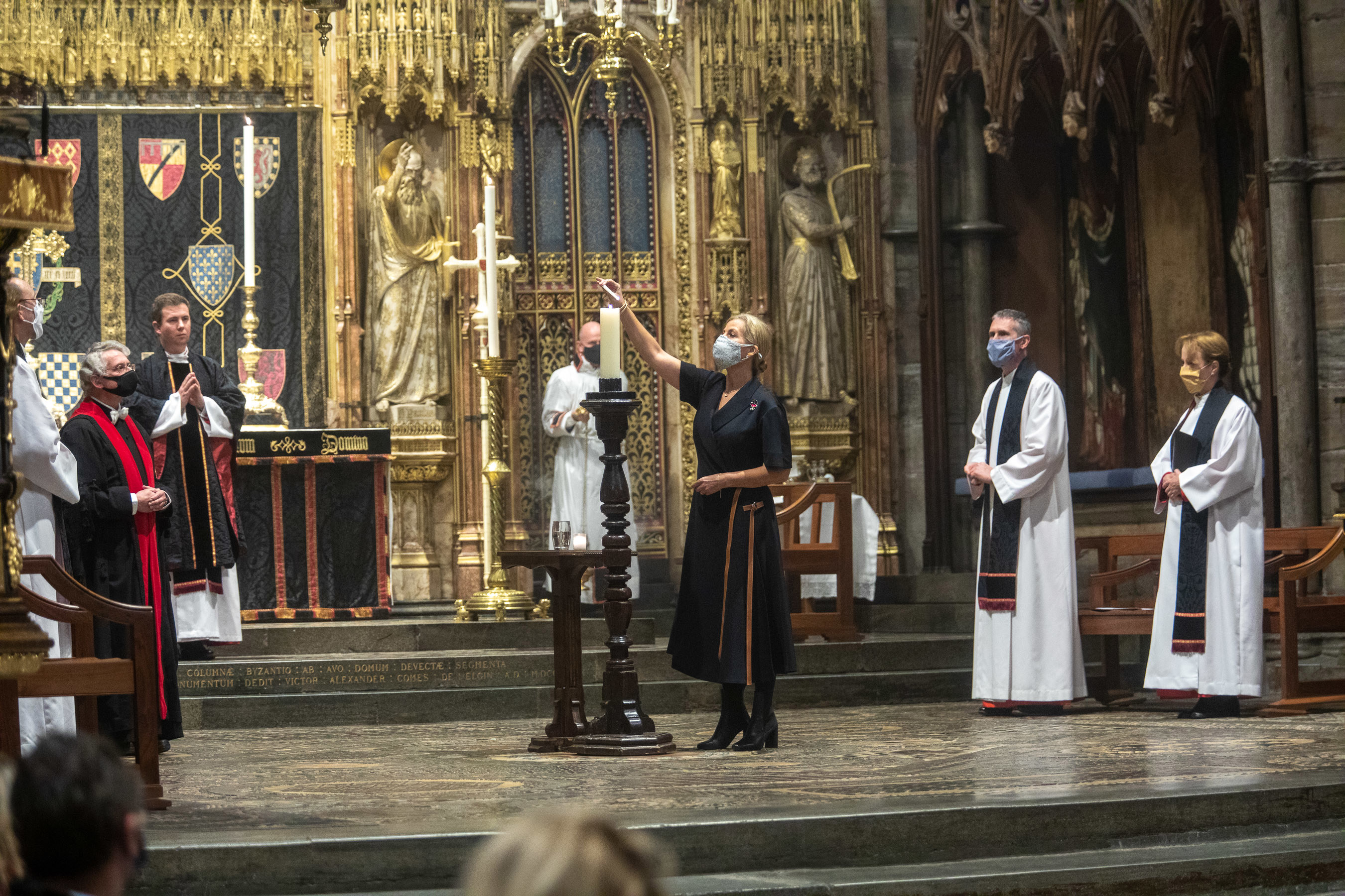 The Countess of Wessex attends All Souls’ Day service