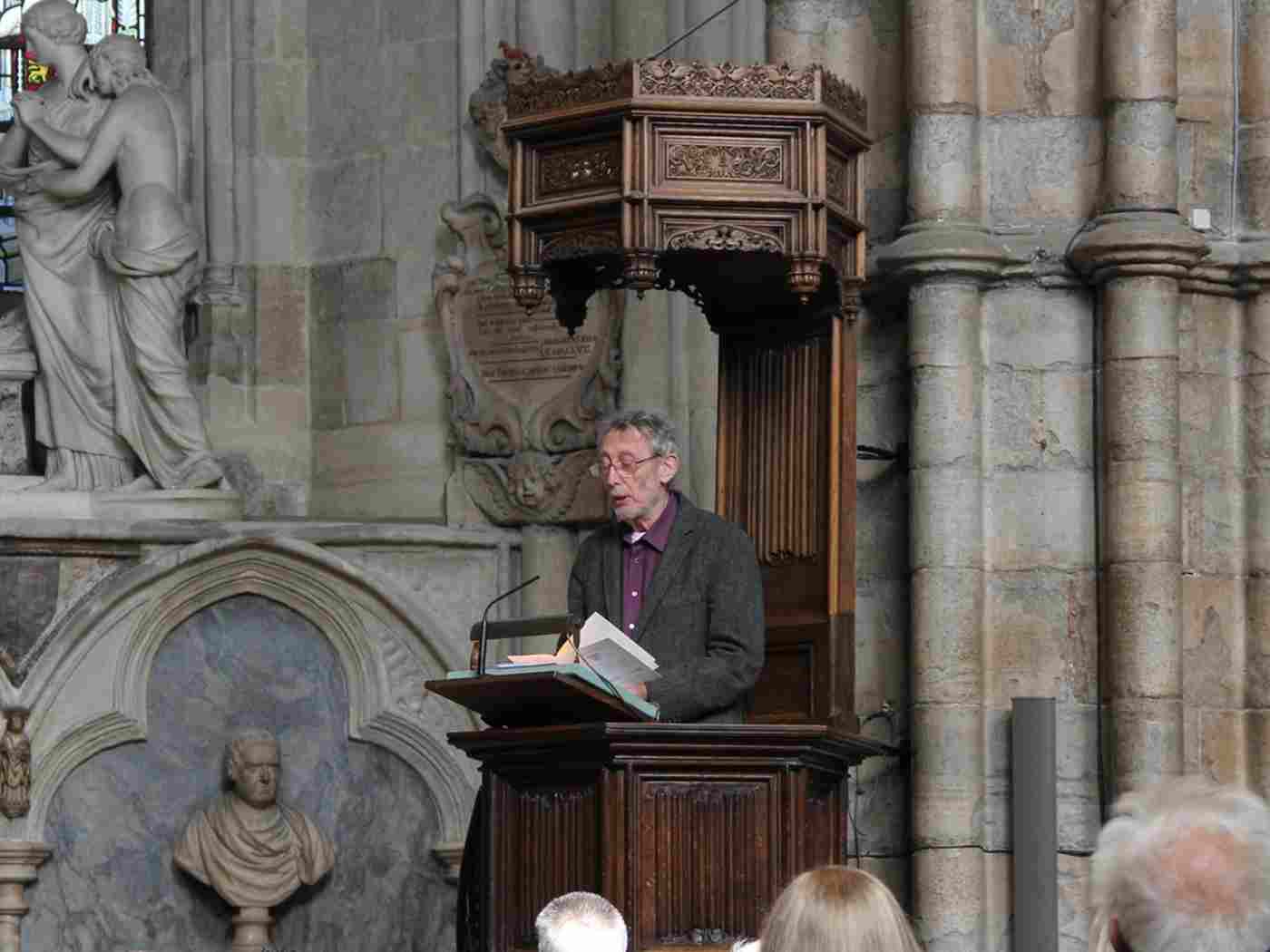 Michael Rosen Reads His Poem, These Are The Hands