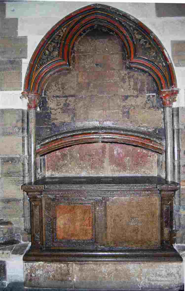 A tomb in which lie some royal children