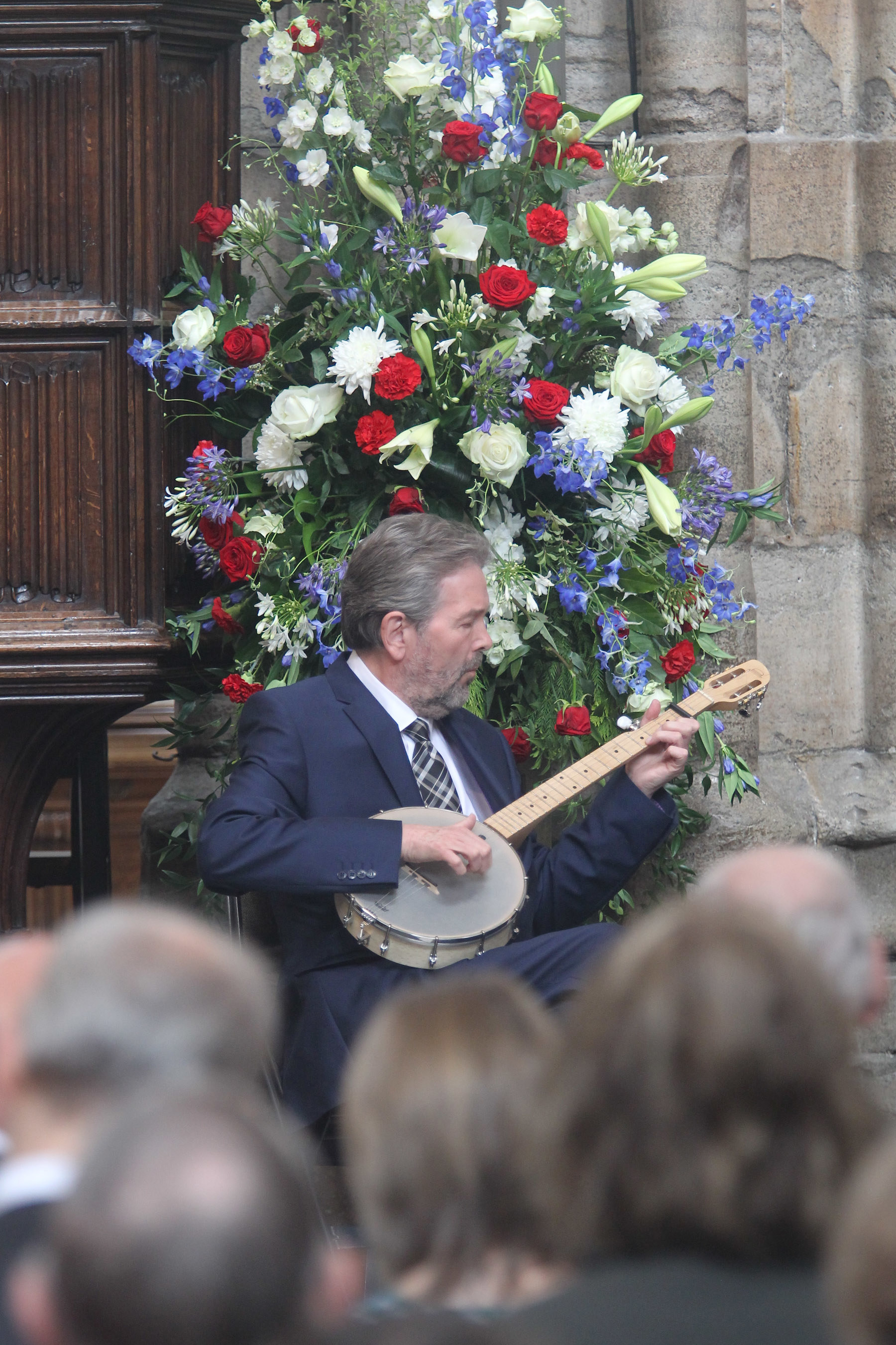 Michael King, plays an Irish Folk tune, Lament to Kildare on the Banjo
