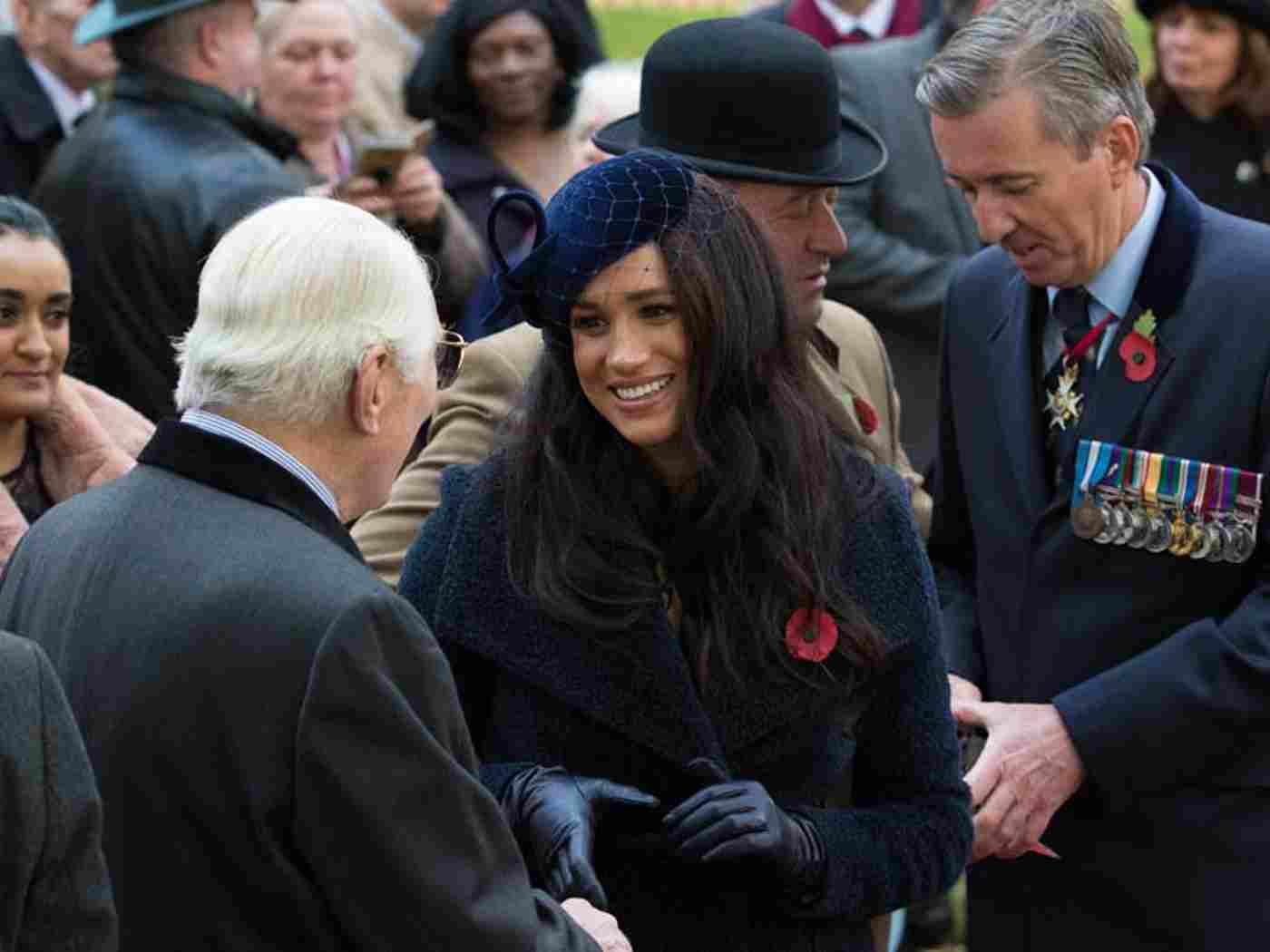 The Duchess of Sussex meets veterans