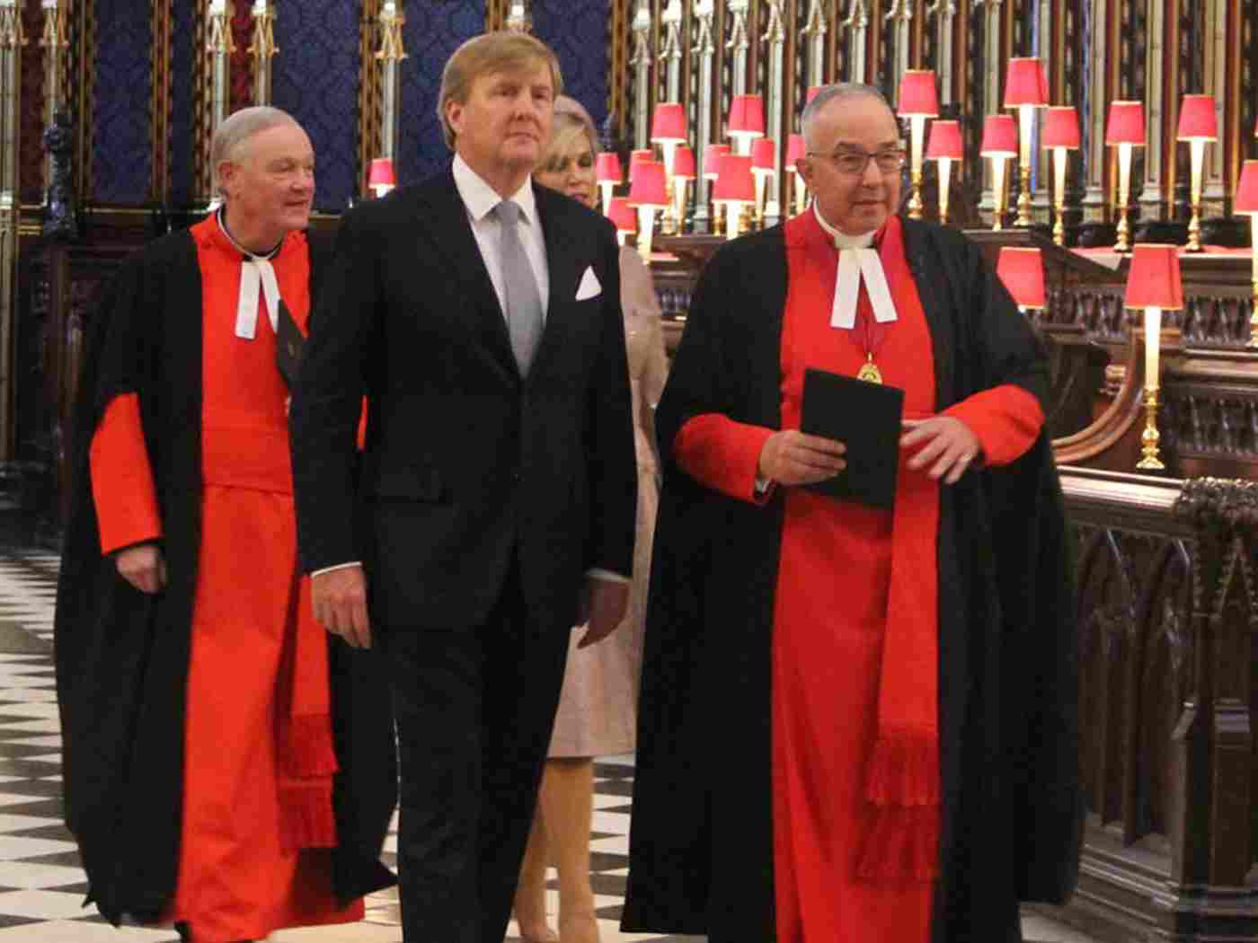 The King and Queen tour the Abbey