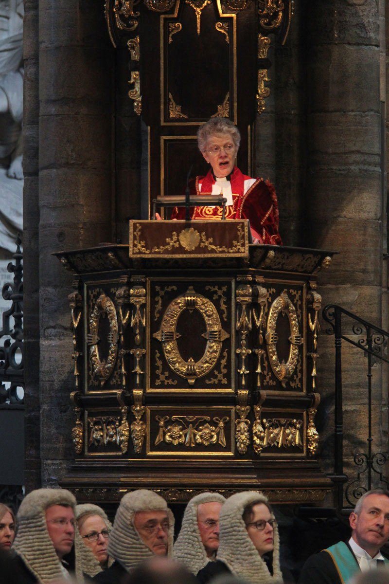The Reverend Jane Sinclair, Canon of Westminster and Rector of St Margaret’s Church, gives The Sermon