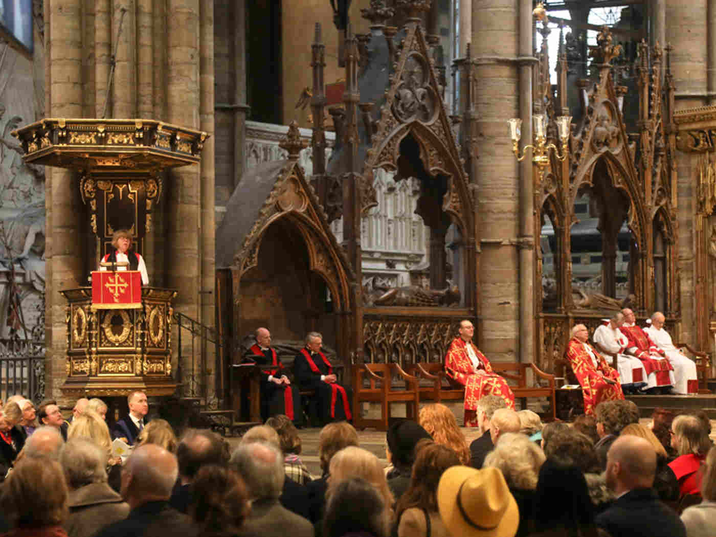 The Right Reverend and Right Honourable Dame Sarah Mullally DBE, Bishop of London, gives the Address