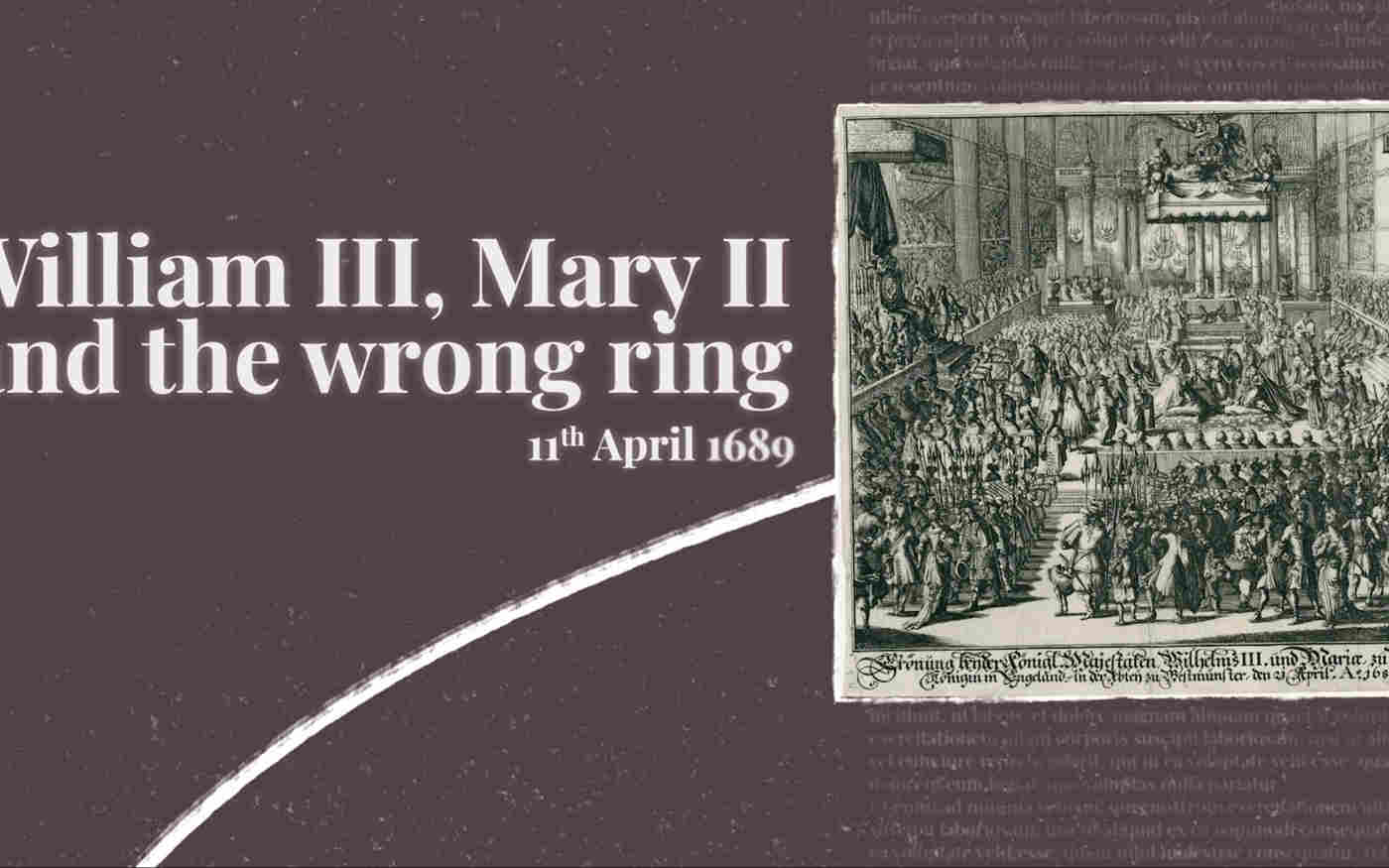 About William III and Mary II's Coronation