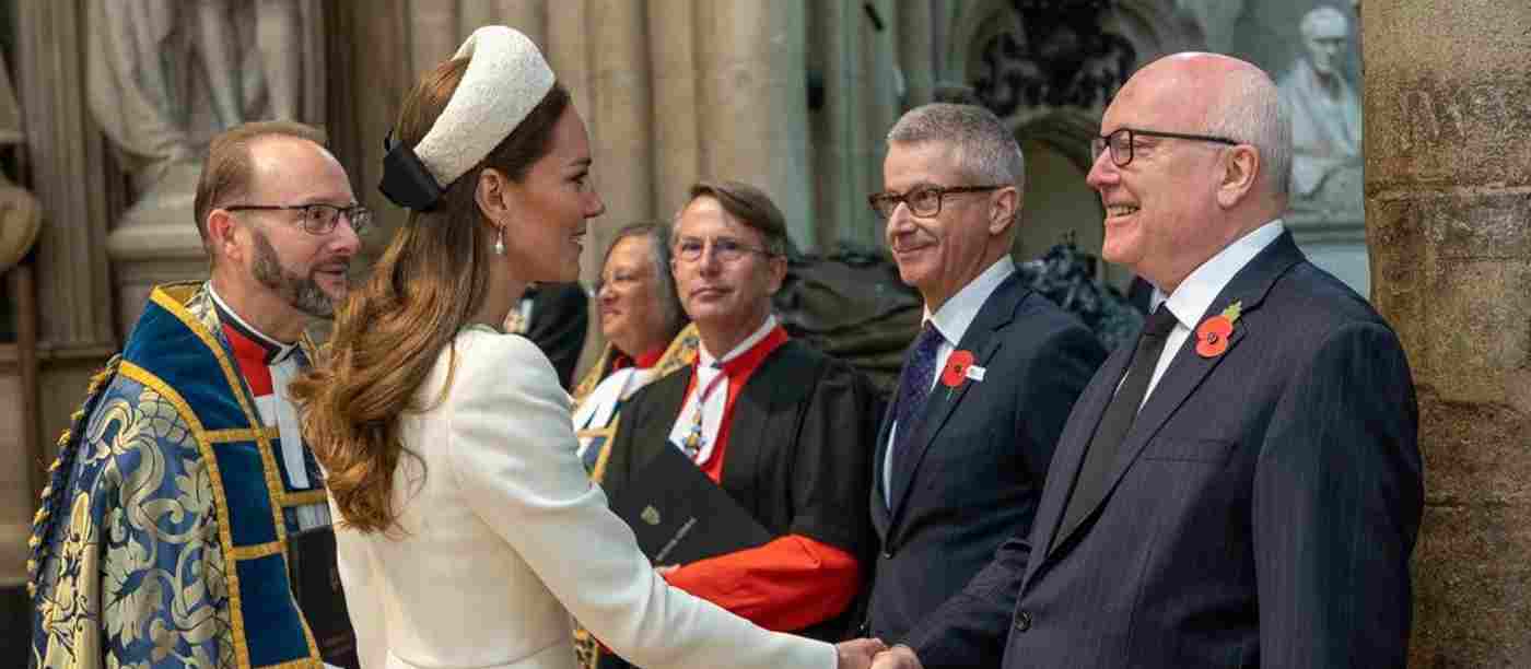 TRH The Duke and Duchess of Cambridge attend ANZAC Day Service