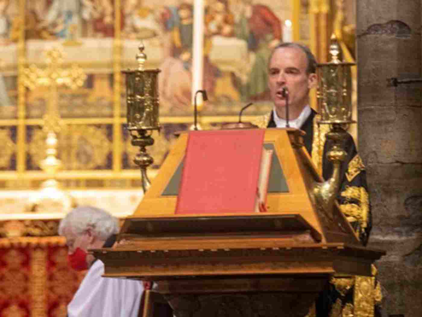The Lord Chancellor and Secretary of State for Justice, the Rt Hon Dominic Raab MP, gives a reading