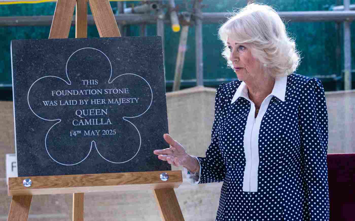 HM The Queen unveils Sacristy foundation stone