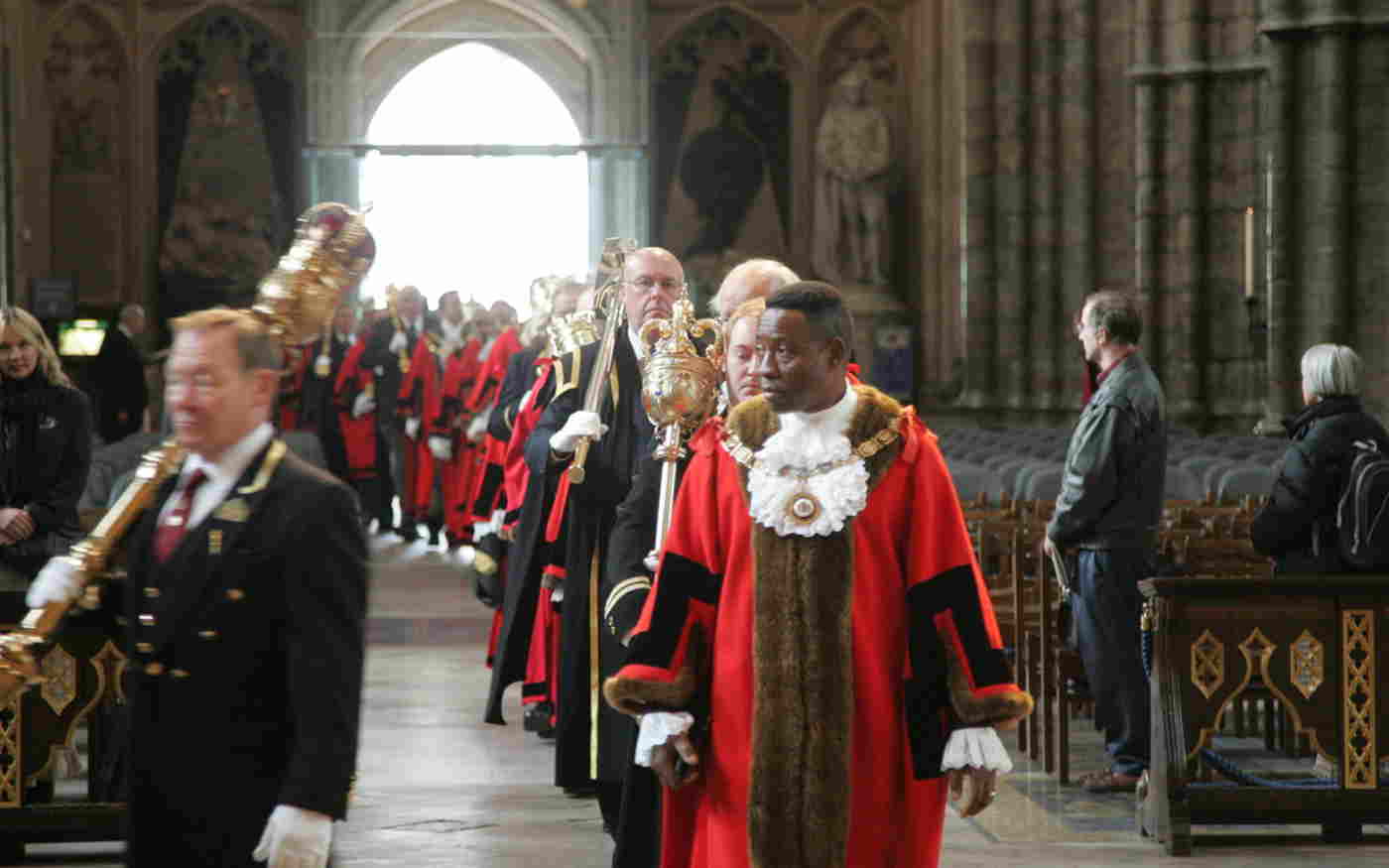 London Mayors attend Edwardtide service