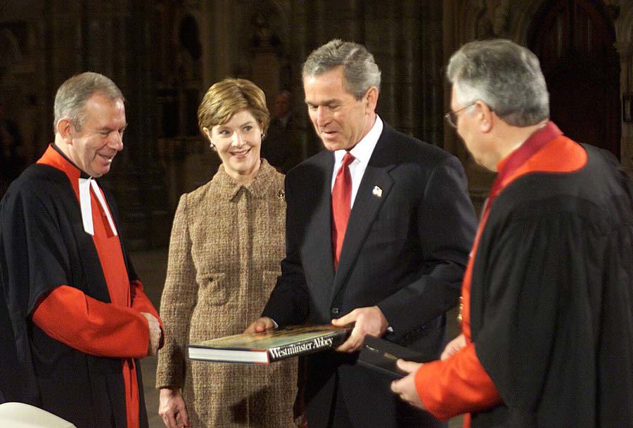 President George W. Bush and First Lady visit Abbey
