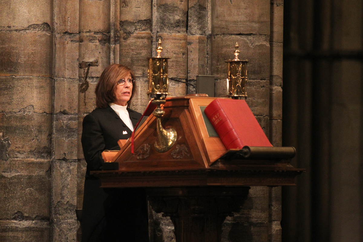 The Right Honourable Baroness D'Souza CMG, Lord Speaker, reads Acts 10: 9-16