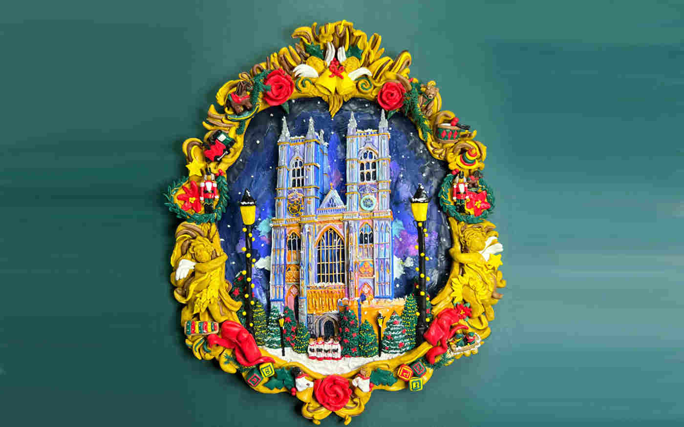 Watch the clay model being created