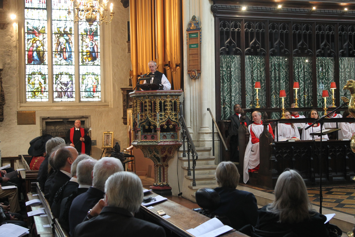 The Archbishop of Canterbury, the Most Reverend and Right Honourable Justin Welby, Primate of All England and Metropolitan, gave The Address