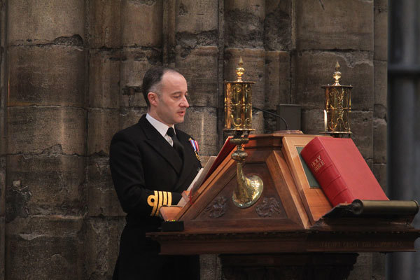 HMS Westminster at the Abbey