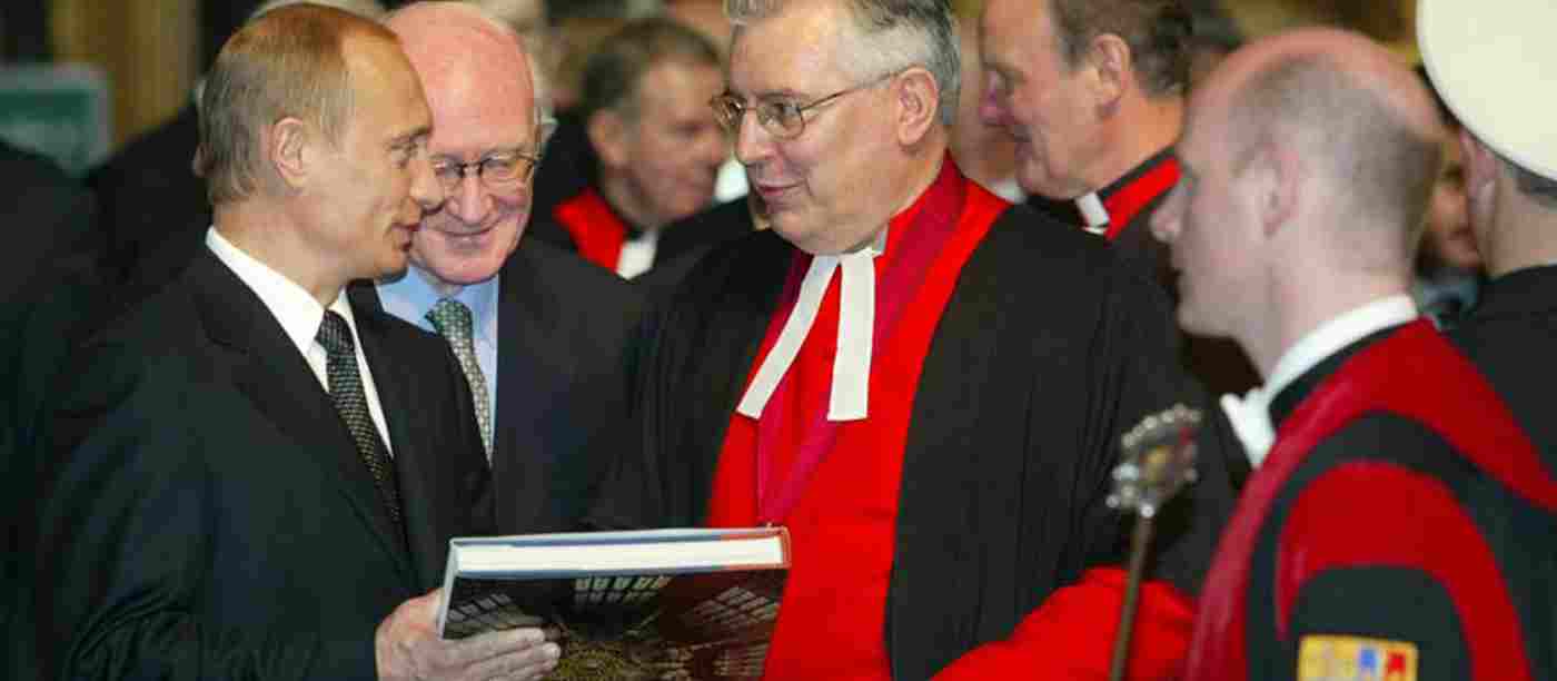 Russian President Vladimir Putin visits Abbey