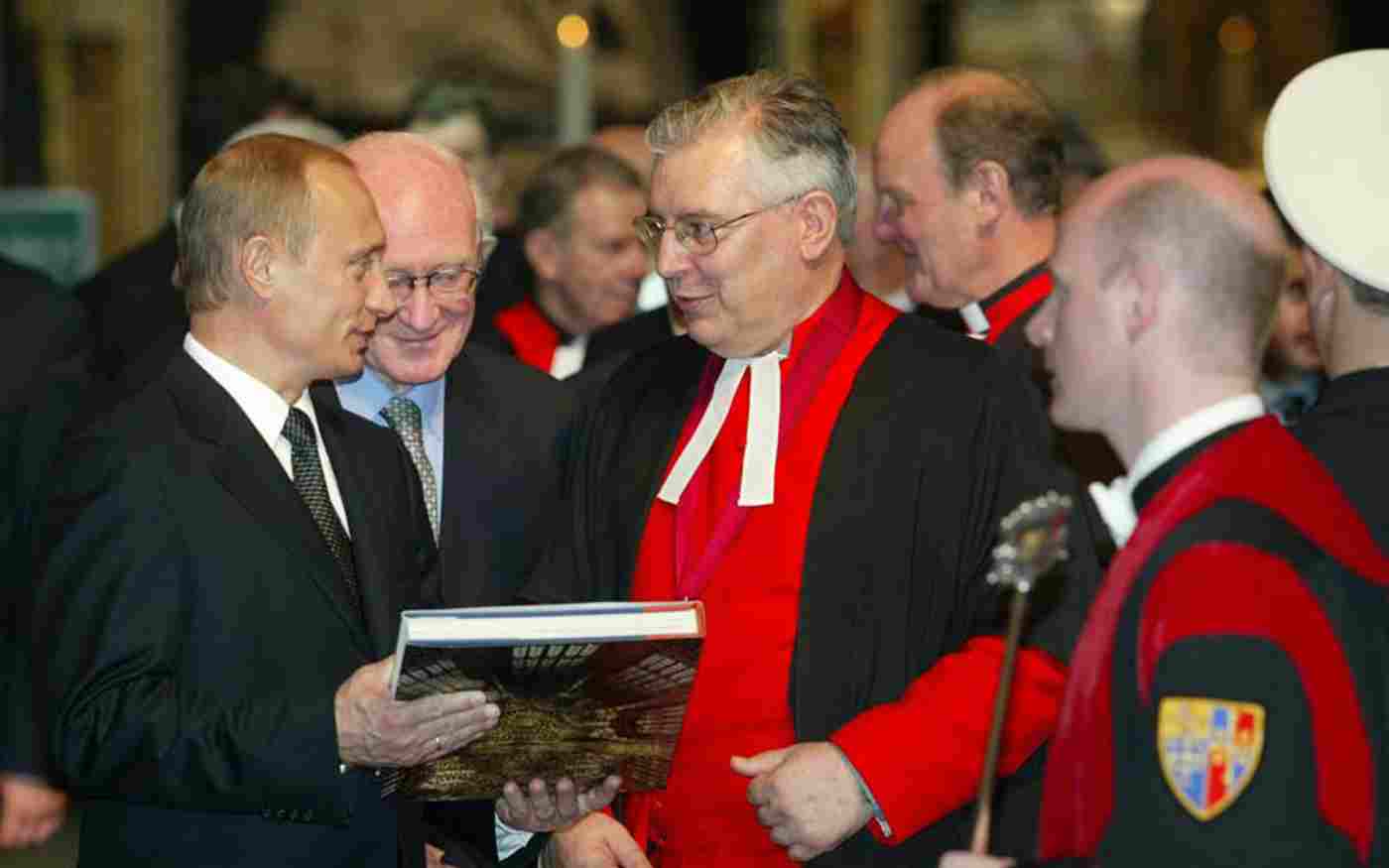 Russian President Vladimir Putin visits Abbey