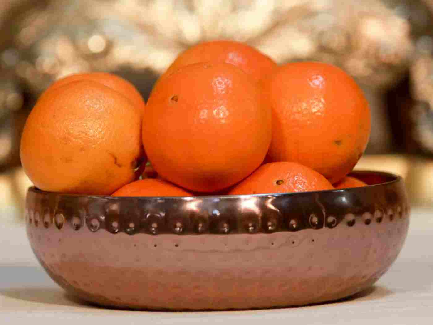A Bowl of Oranges, remembering the Hospital's first in-patient John Kelly, who was cured of scurvy in 1720, placed on the High Altar