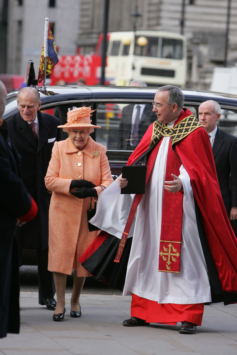 HM The Queen attends service of Holy Communion at the Inauguration of the 9th General Synod
