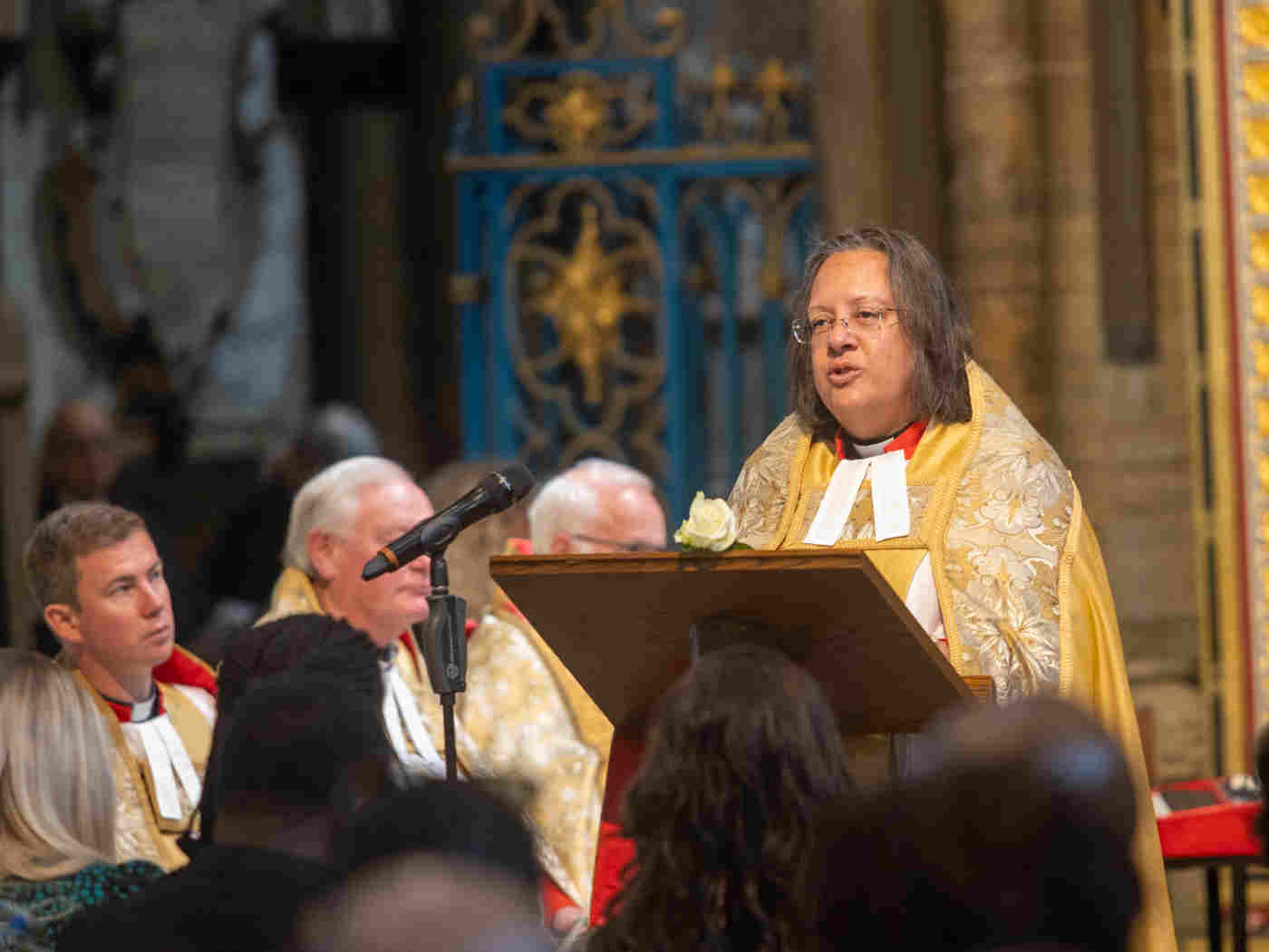 The Reverend Tricia Hillas reads from Psalms 13 and 11