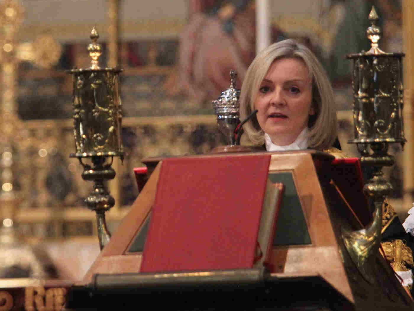The Lord Chancellor and Secretary of State for Justice, The Right Honourable Liz Truss MP, reads Deuteronomy 6: 17-25