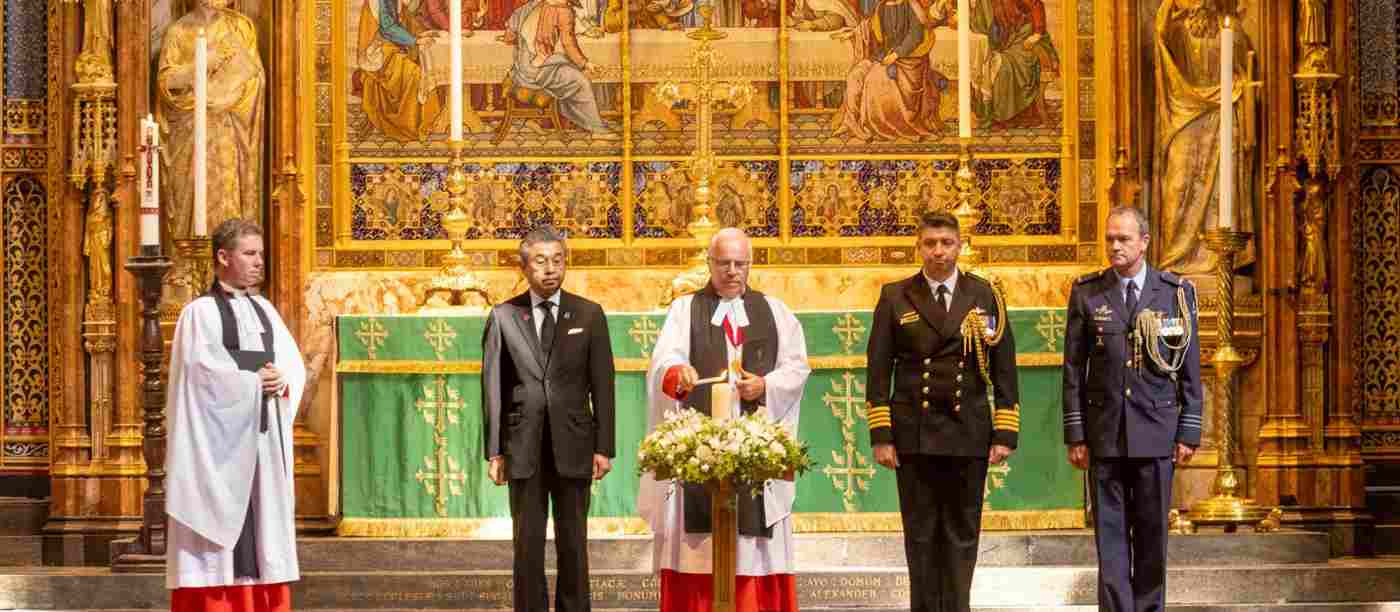 Abbey marks 80th anniversary of VJ Day