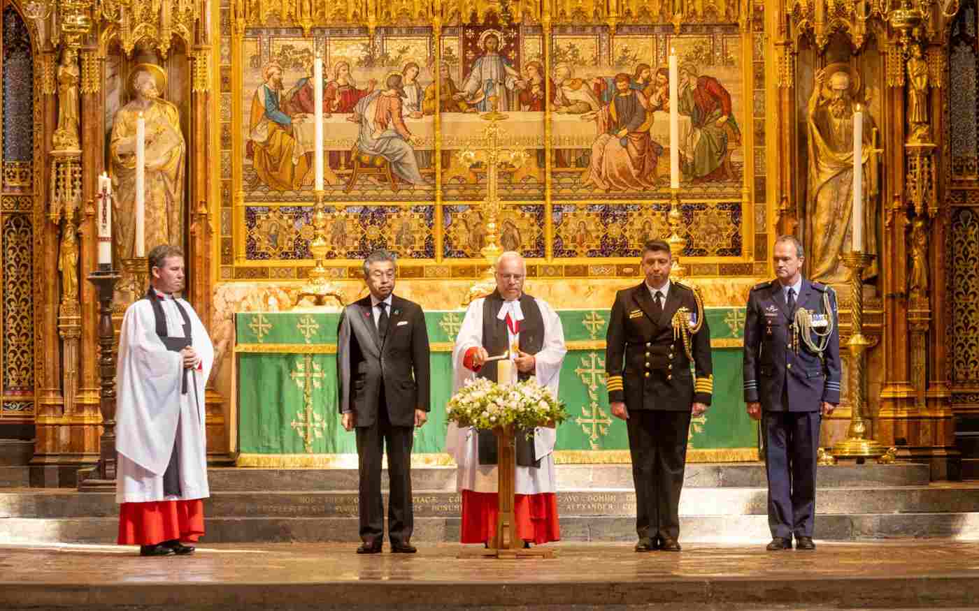 Abbey marks 80th anniversary of VJ Day