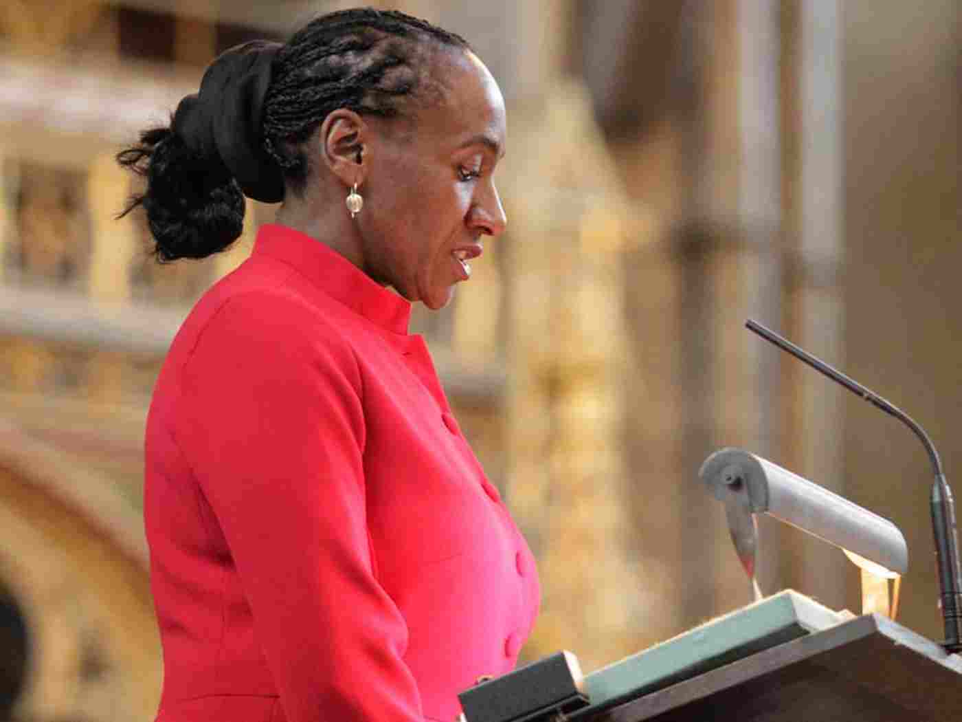 Detective Inspector Beverley Kofi, Homicide and Major Crime, reads St John 15: 9–17