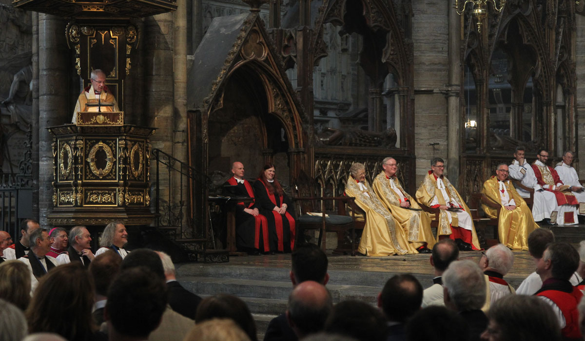 Archbishop attends 50th anniversary Evensong | Westminster Abbey