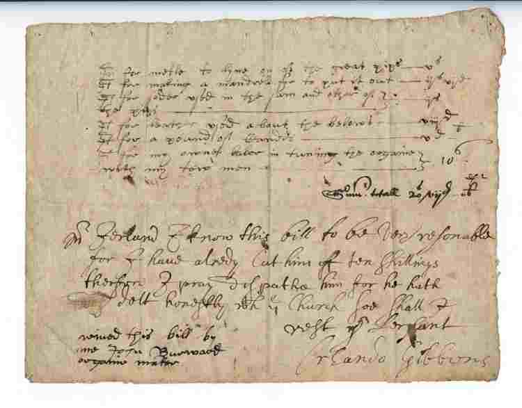 Orlando and Christopher Gibbons