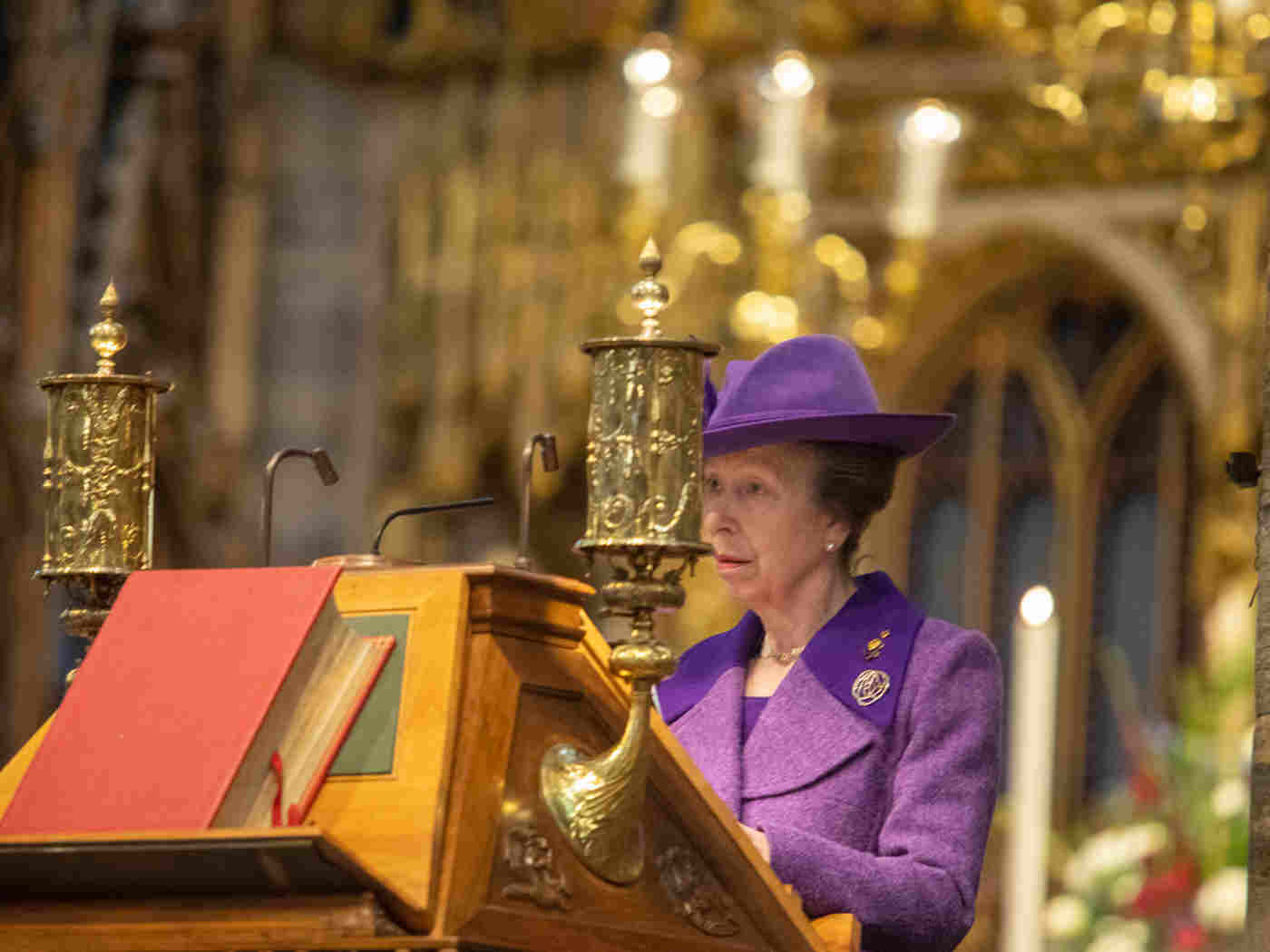 HRH The Princess Royal reads from Matthew 25