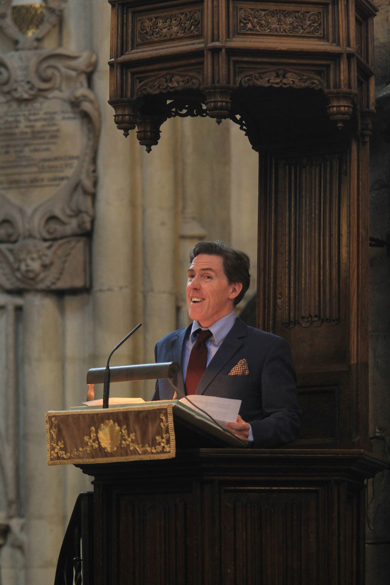 Rob Brydon MBE gives a Tribute