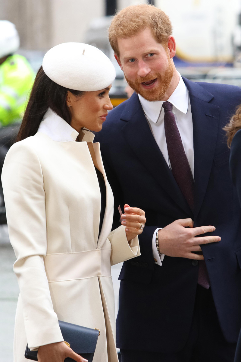 HRH Prince Henry of Wales and Ms Meghan Markle arrive