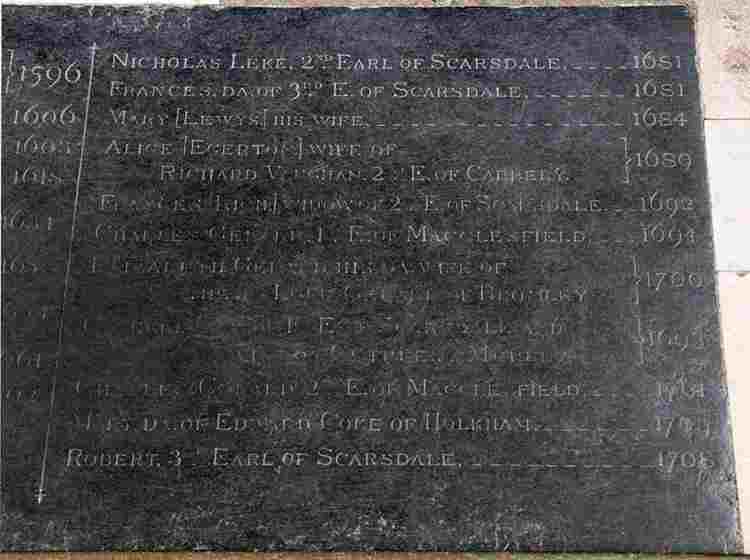 Nicholas and Robert Leke, Earls of Scarsdale