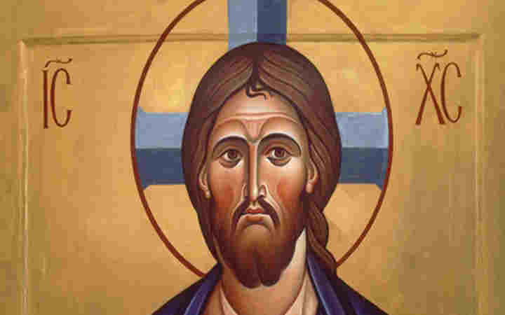 Photograph of Jesus Christ icon within Westminster Abbey