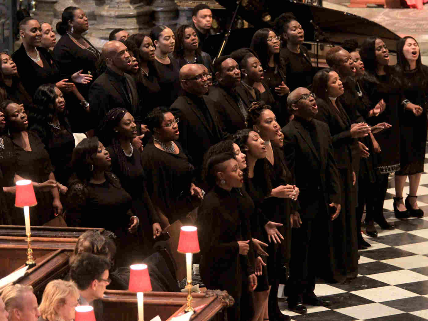 The Martin Luther King Celebration Choir sings The Anthem