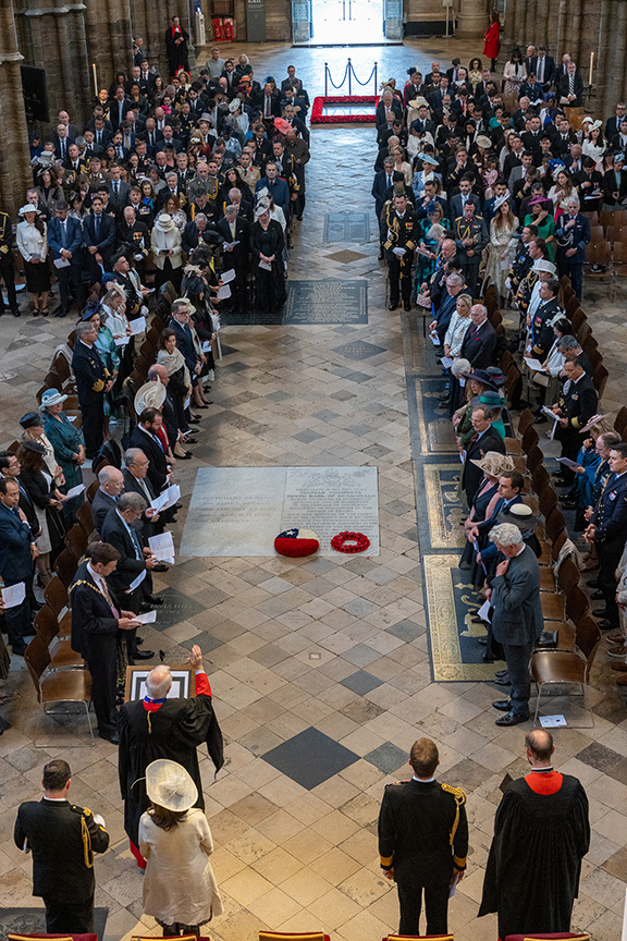 Chilean Navy Day 2024 Wreaths on Memorial