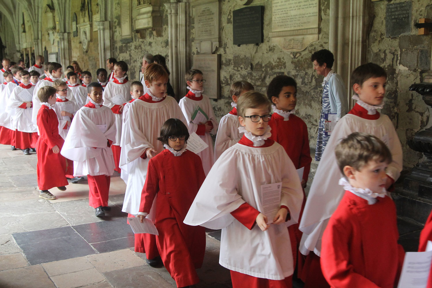 Processing through the Cloisters